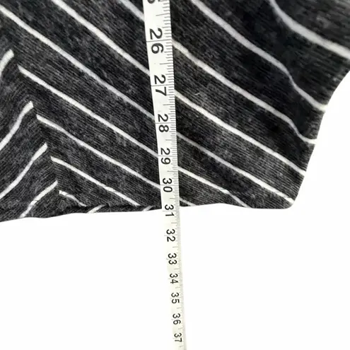 Fantastic Fawn Top Womens Size M Black White Stripe Chevron Batwing Slouchy