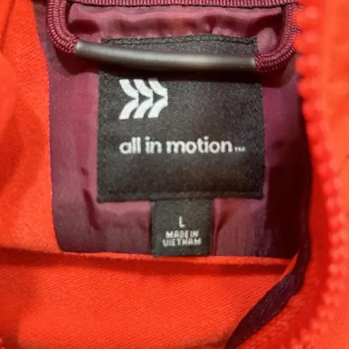 All In Motion  Red Jacket Size L