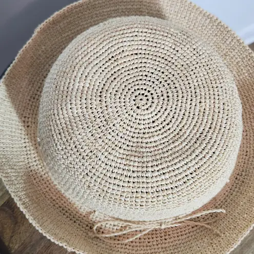 Helen Kaminski Provence Natural Raffia Sun Hat One Size Tan