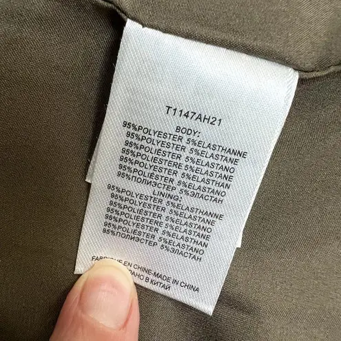 Molly Bracken Velvet One Button Blazer Khaki NWT Small