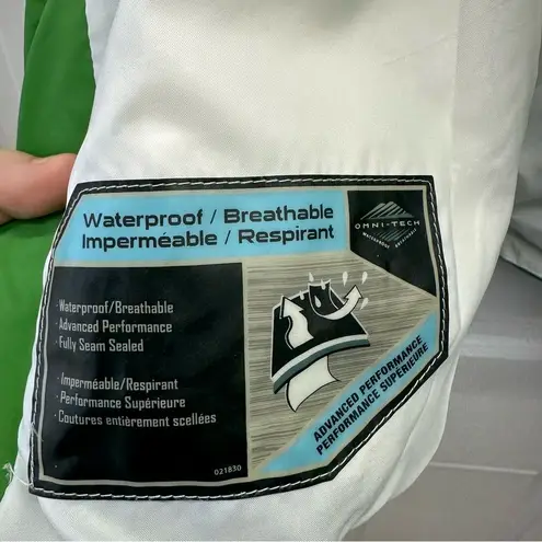 Columbia  Omni-tech waterproof‎ breathable hooded rain jacket coat women's small.