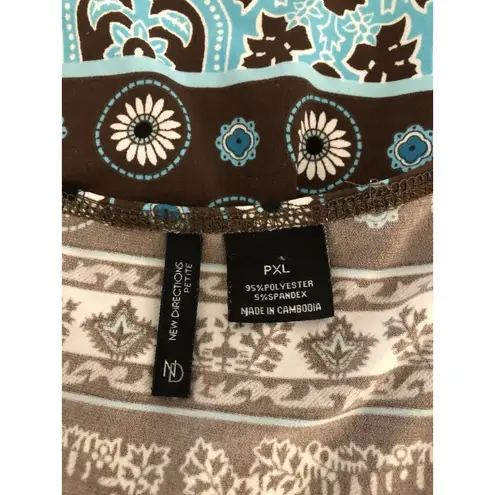 New Directions Women Dress PXL Boho Artsy Lagenlook Summer Sleeveless Pullover Size undefined