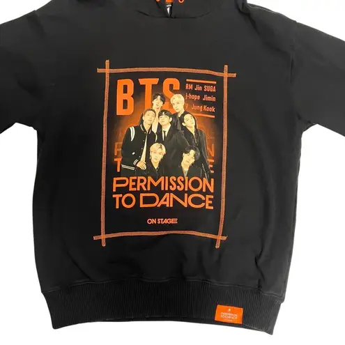 BTS Permission To Dance on Stage Hoodie K Pop Size Large Black - Image 2