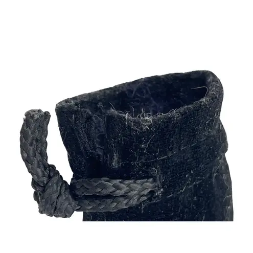Small Black Velvet Drawstring Pouch For Jewelry Dice & Trinkets A564