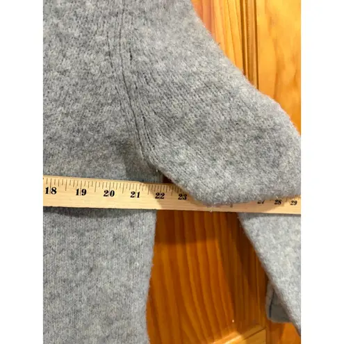 Soyer Gray Merino Wool Blend Double Breasted Cardigan Coat Sweater Size M Size M - Image 9