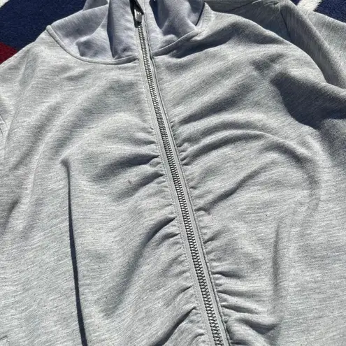 Lululemon  grey full zip up gather up jacket - size 8