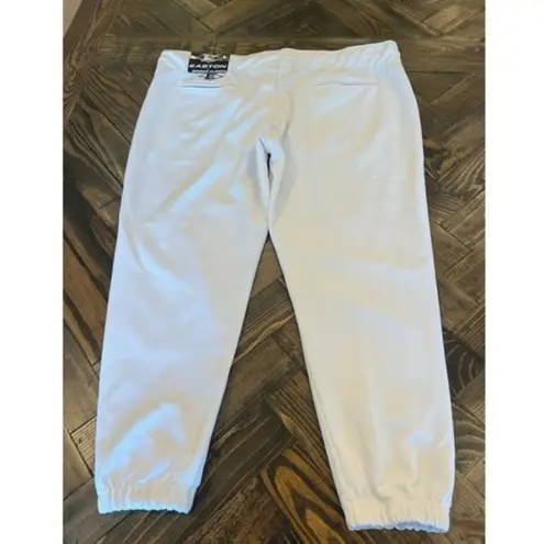Easton Navy White Athletic Active Softball Pants Women XL League Comfy Blue