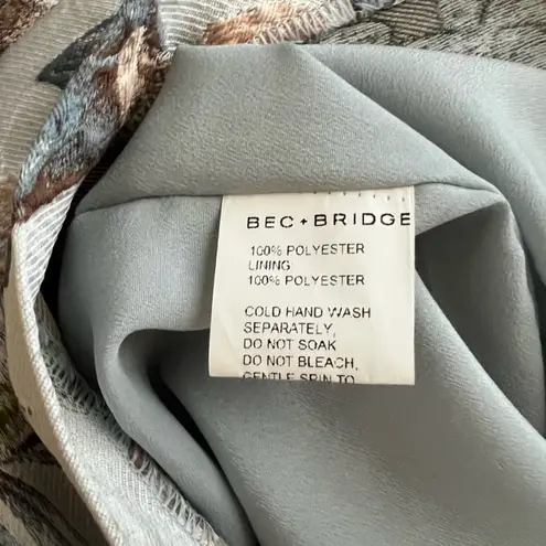 Bec & Bridge Women’s Fleurette Strapless Floral Brocade Mini Dress Size 2 NWT