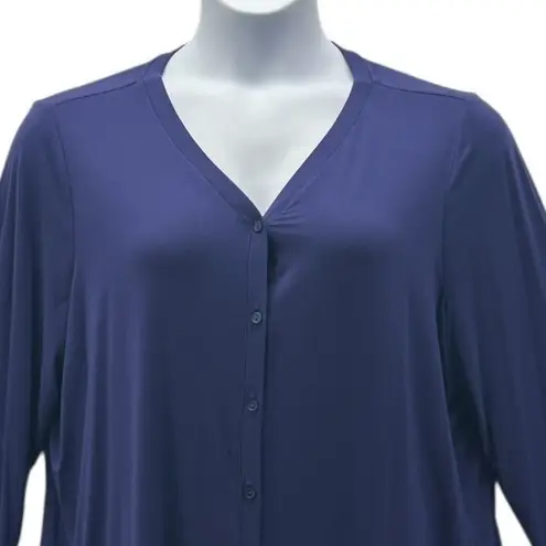 LOGO By Lori Goldstein Cardigan XL Berry