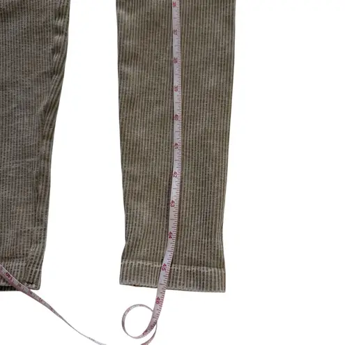 Anwnd Womens Ribbed Jumpsuit Size S/M Brown Sleeveless Stretch One Piece Loungew