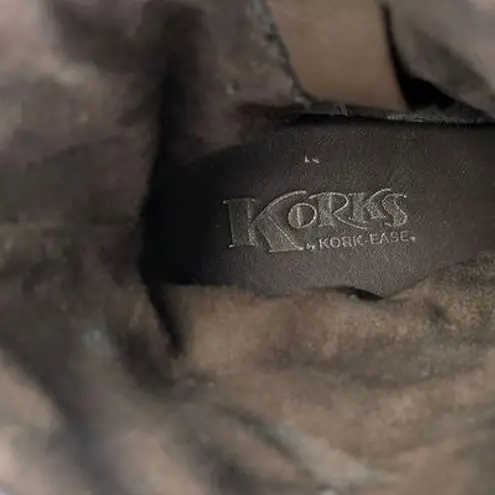 Kork-Ease Korks Midcalf Leather Boots GUC $149 Size 7.5M S3837