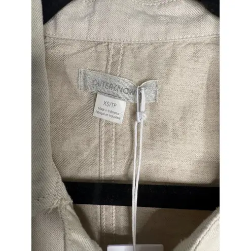 Outerknown Station Jumpsuit Utility Style Workwear Casual Beige XS