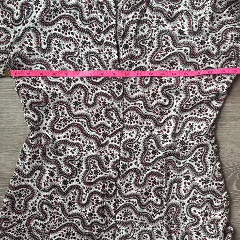 ALC Frank A.L.C. Multicolor Randi Floral Silk Calico Prairie Paisley Mini Dress 10