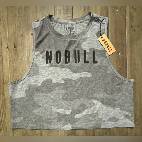 Nobull NWT Women's Muscle Tank - XL - Heather Gray Camo