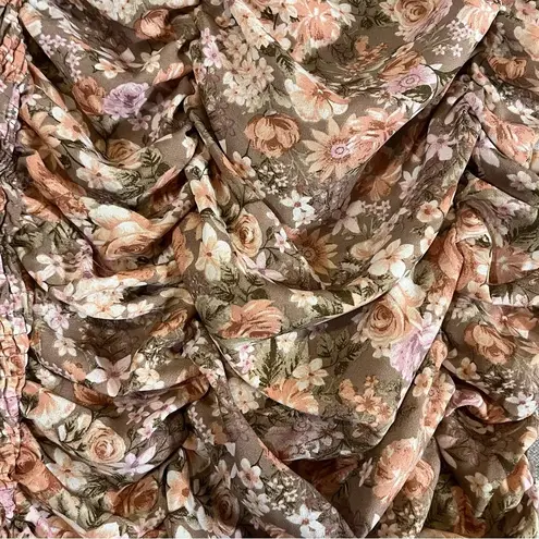 Blashe Two Piece‎ Floral Skirt Set Size Medium Pink