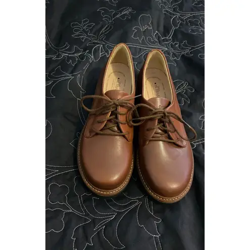 Samuel Hubbard Whiskey Leather Oxfords 5 Size 5.5