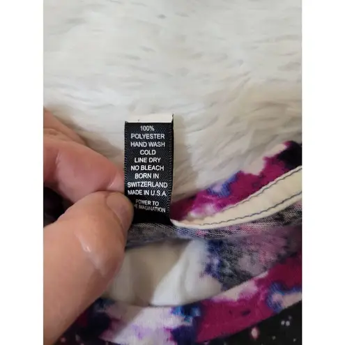 Imaginary Foundation Size S Tee Milky Way Tie Dye Purple