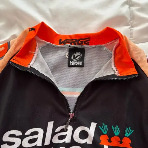 Verge Sport Women’s Cycling Jersey – Saladworks Team – Size L Orange Size L