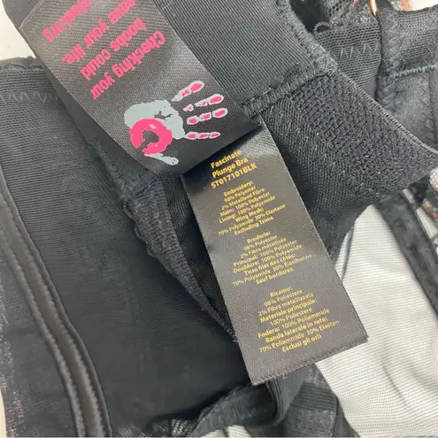 Scantilly By Curvy Kate Fascinate Plunge Bra Black Lace 38L Size undefined