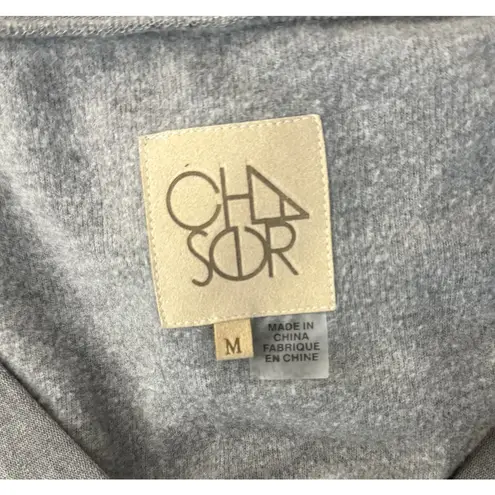 Chaser  Dress Womens Medium Gray Sweatshirt Dress Neutral Basic Casual Minimalist