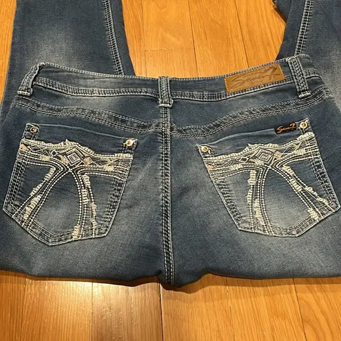 Seven 7 womens cropped jeans size 12 .