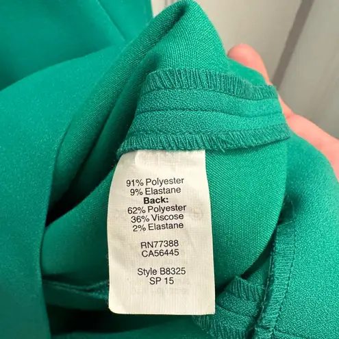 J.Crew  Emerald Green Cap Sleeve Sheath Dress Size 00 Career Work Party