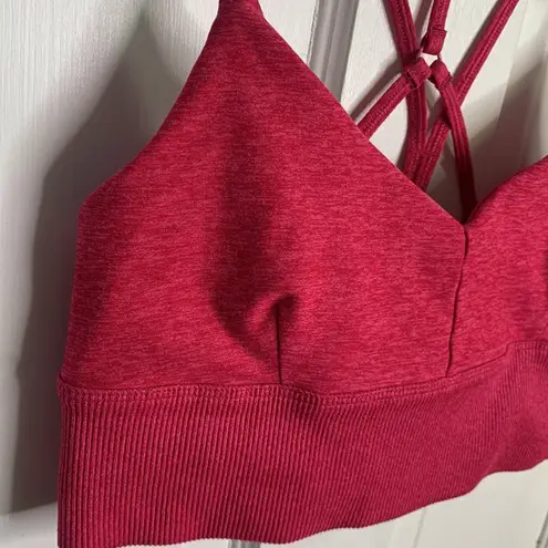 Alo Yoga  Alosoft Lavish Bra magenta crush W-124 Sz S