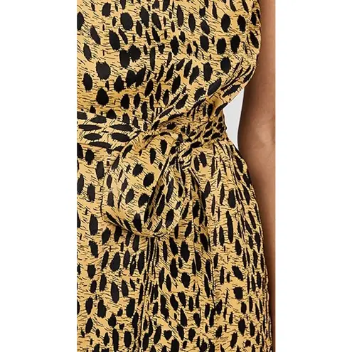 KITRI Amber Cheetah Print One Shoulder Dress Size 2 New with Tags