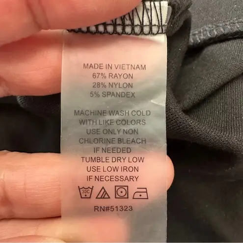 Vince Camuto Vince‎ Camuto Pull On Pants Womens Size XL Black Stretch Elastic Waist Casual