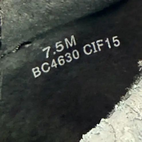 Born BOC blue print leather clog size 7 1/2 Tan