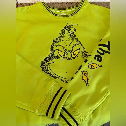 Hybrid Apparel Grinch Ugly Christmas Sweatshirt - stock photos vary from mine- like new! - Image 8