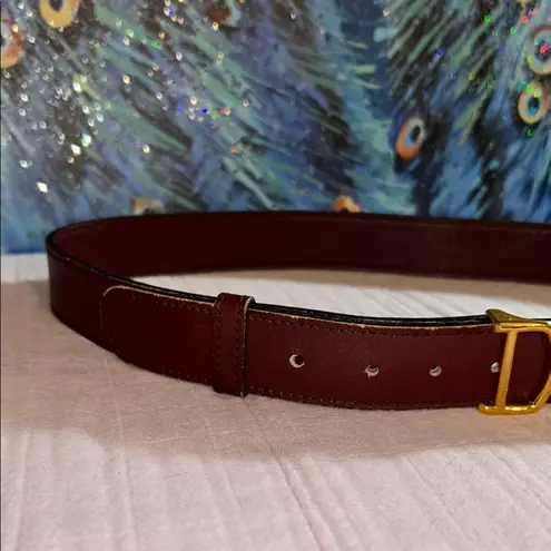 Cartier Vintage Belt with Gold Tone Buckle