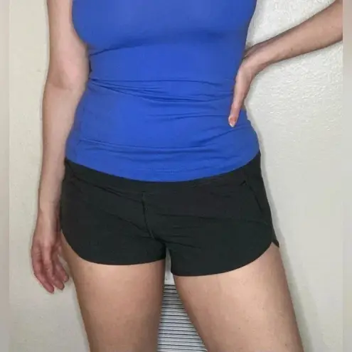 CRZ Yoga Lined Running Shorts Size Medium Olive Green