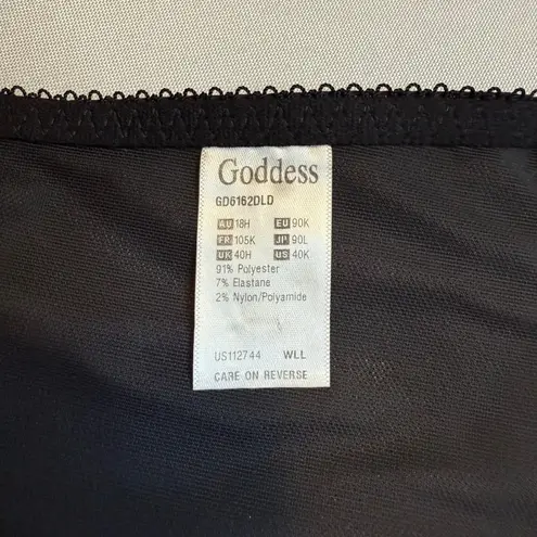 Goddess Kayla Underwire Bra Leopard Print Full Coverage Plus Size 40K Support Brown