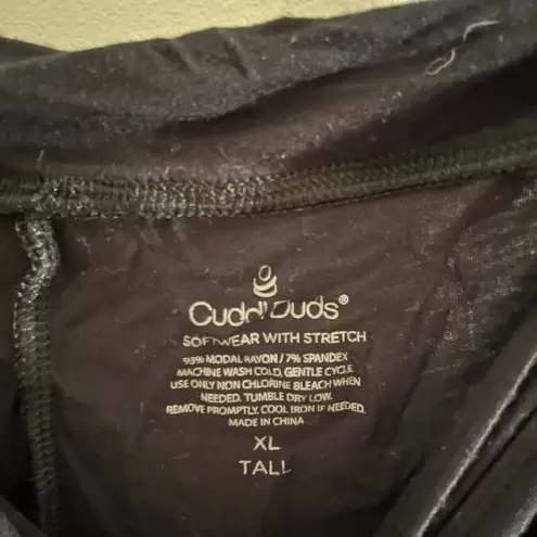 Cuddl Duds Soft Black Stretch Pants