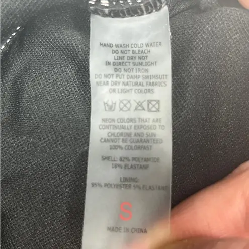 Two Piece Boy Short Animal Print Brown Swimsuit New S