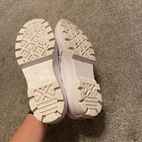 Converse  Chuck‎ Taylor White Star Lugged Shoes - women’s 8