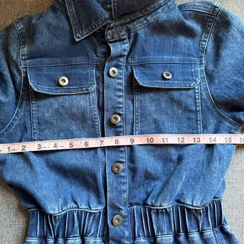MAD FOR LOVE Denim Jumpsuit Sz Small Blue