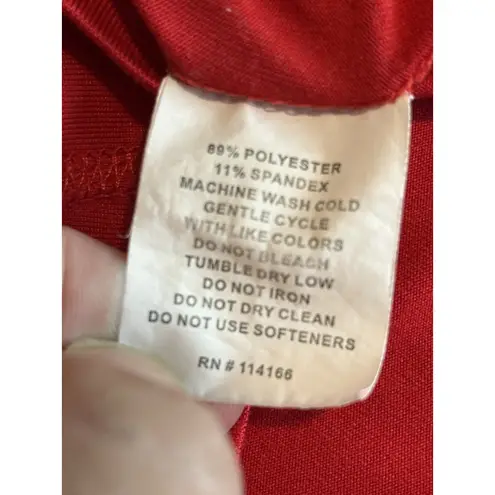 Colosseum Athletics Utah Utes Colosseum Hooded Pull Over Activewear Top Womens L Red Pocketed Sports