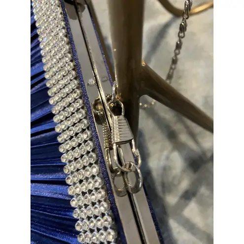 Camille La Vie Clutch Purse Royal Blue with Rhinestones NWOT