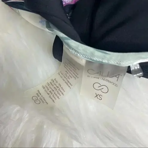 Calia Carry Underwood Swim Tankini in BOTANICAL ISLAND Size XS White