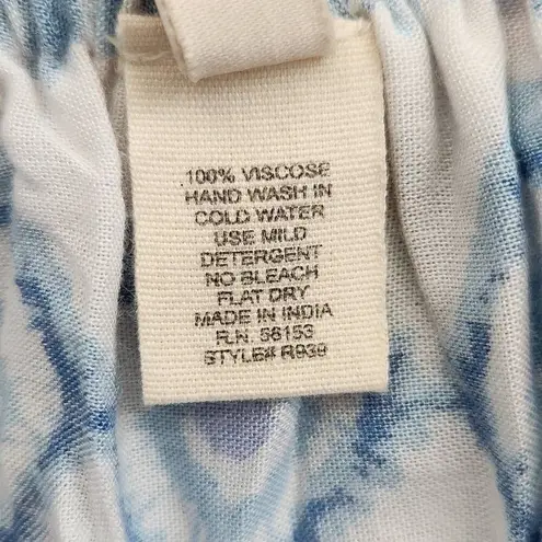 Raga Blue and Pink Boho Strapless Bubble Top NWT Size XS Boho Strapless Crop Top