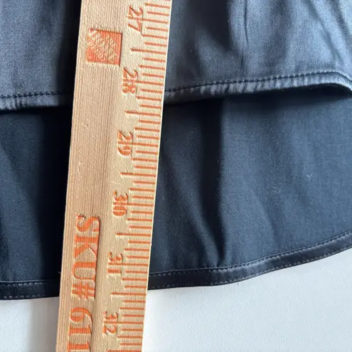 Madewell  NWT XXL Relaxed Dolman Button-Up Shirt in Satin Black‎ NT235 2024 - Image 8