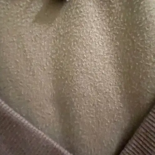 Democracy Velour Plush Pullover V-Neck 3/4 Sleeve Women’s Large