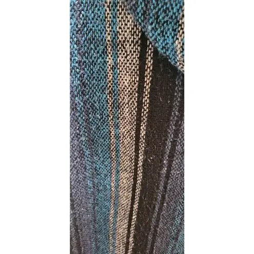 Delmex Acrylic Cotton Poncho Size Large White