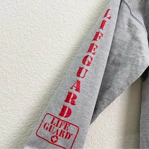 Lifeguard Puerto Rico Heathered Gray Pullover Hoodie Size S