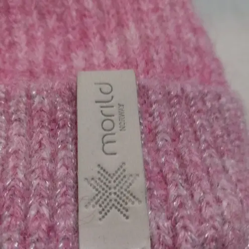 Morild Norway Eirin Lue Knit Beanie-One SIze-Reflective Thread-Heather Pink