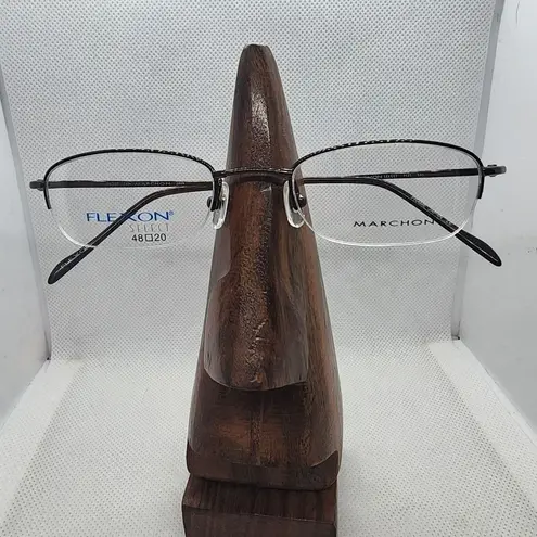 NWOT Marchon Flexon Select Java Brown Prescription Glasses Frames - Image 1