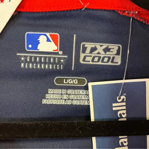 MLB Boston Red Sox Ladies 1/4 Zip Pullover Sz L NWT Navy Blue w/ Chest Logo Size L