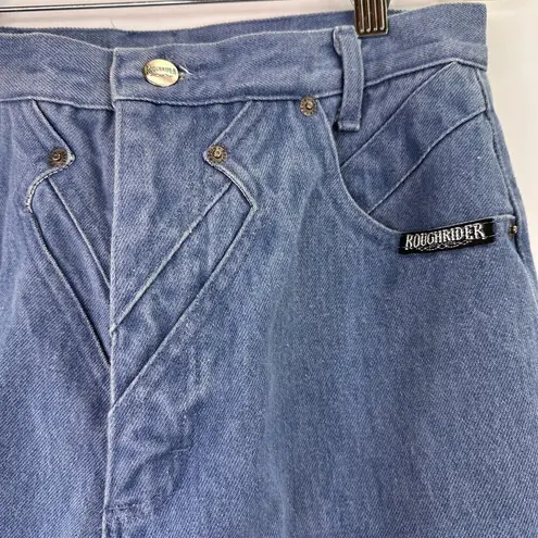 Roughrider by Circle T High Rise Vintage Bareback Western Jeans Size 11/12 Blue